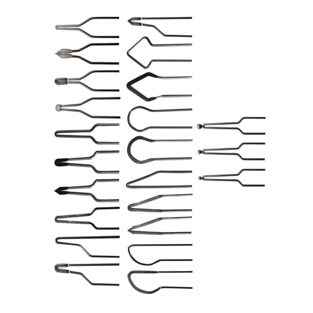 

23pcs Pyrography Wire Tips High Impedance Nib 1Mm Diameter Mixed Styles For Wood Burning Machine Electric Pen Fine Line Drawing