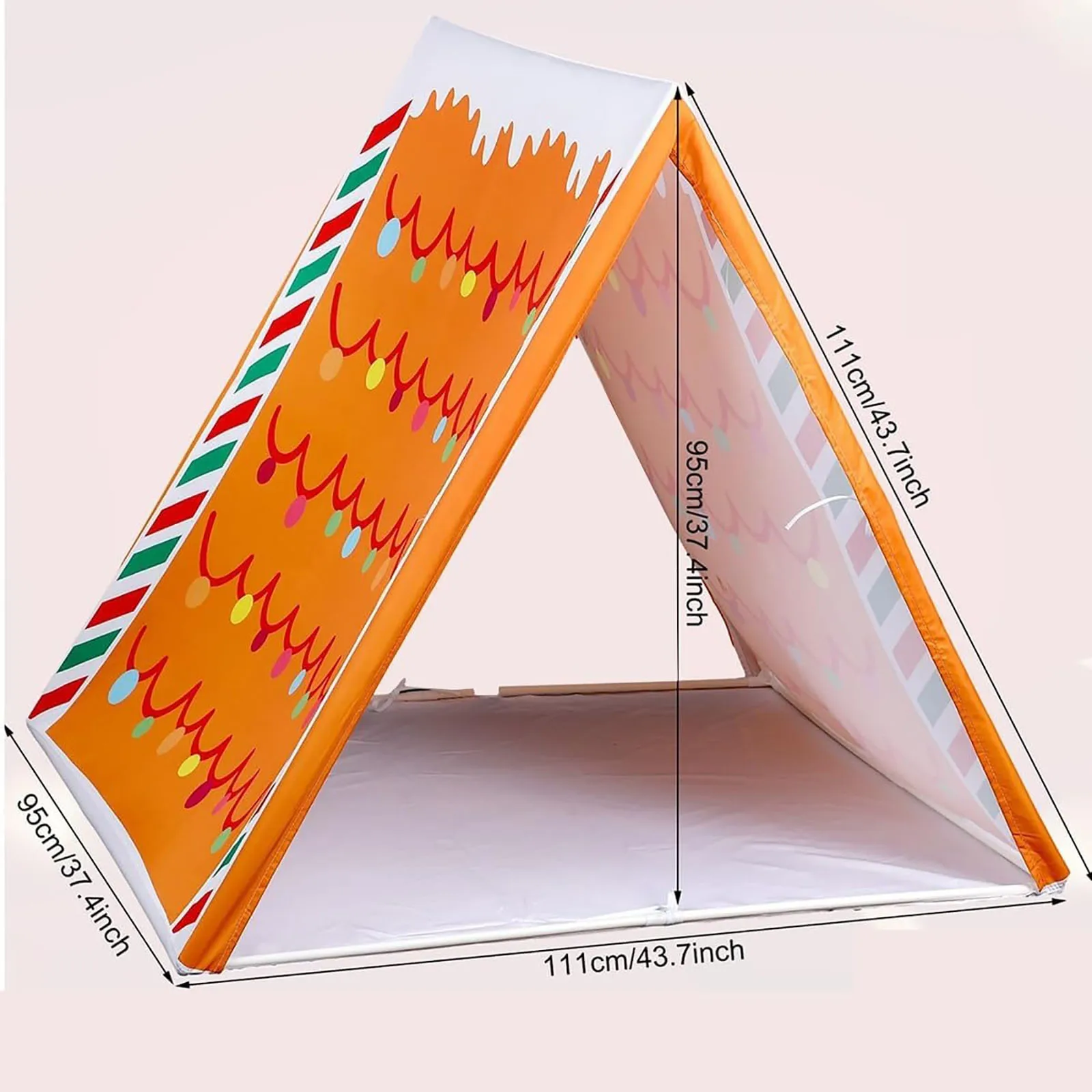 2025 barraca de jogo de natal sleepover leve destacável e tendas de tamanho pequeno festa em casa quente para crianças brinquedo popular