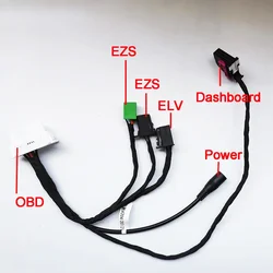 EIS ESL ELV EZS Dashboard OBD Connector Testing Cable for M-ercedes Benz W204 W207 W212 To Read Password