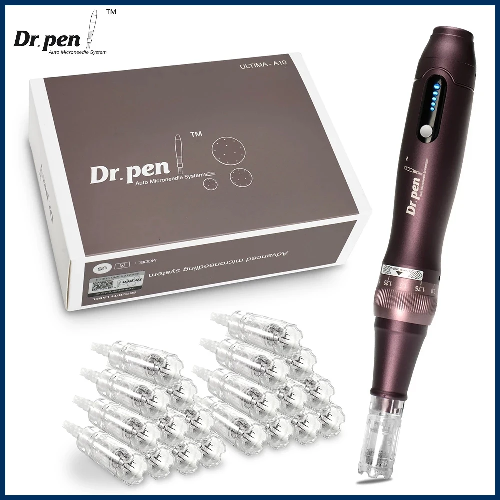 Dr Pen A10 Ultima Wireless Microneedling Derma Pen  With 12 Needles Microneedling Skin Rejuvenation Machine Skincare Tools