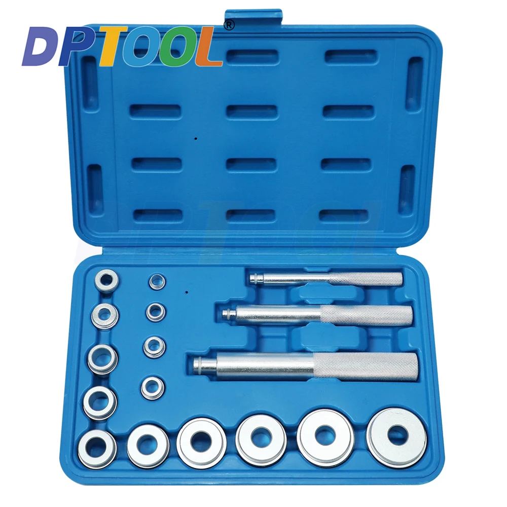 17 PCS Auto Axle Wheel Bearing Race Seal Bush Driver Master Aluminum Set Bearing Oil Seal Install tool