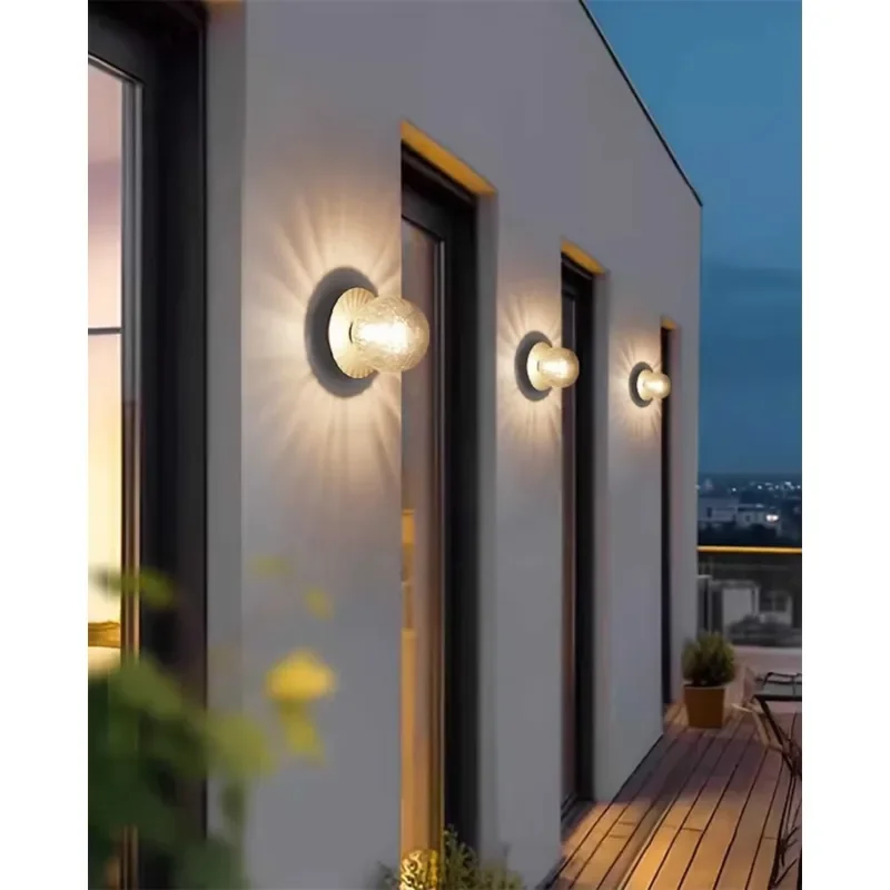 Wholesale Modern Lighting with Unique Glass Spherical Shades, Garden Walls, Architectural Decorations, Light Emitting Diode