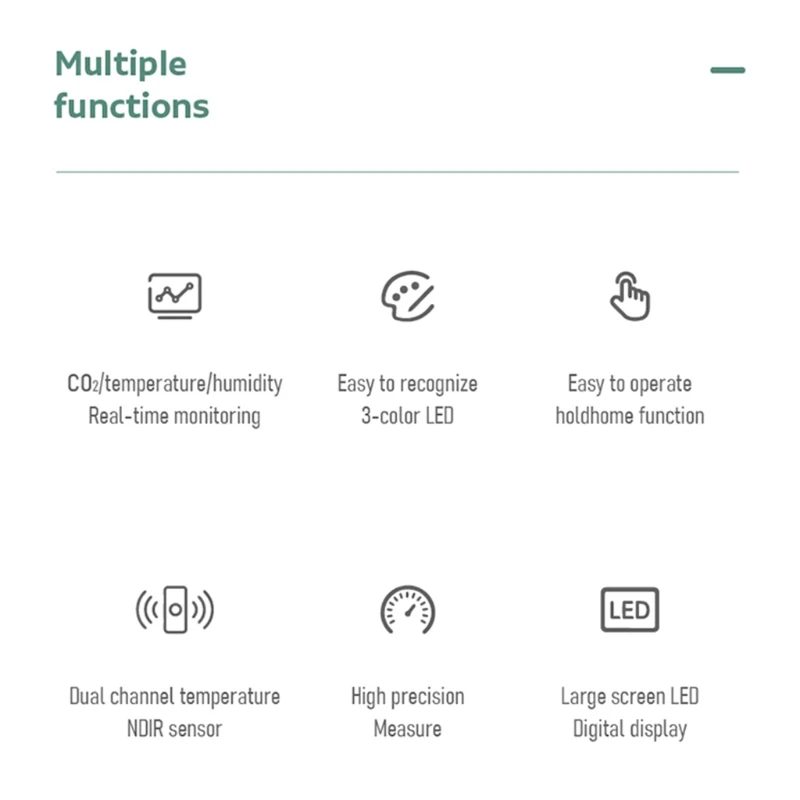 

Профессиональный инфракрасный детектор CO2. Сильная защита от помех для покупок.