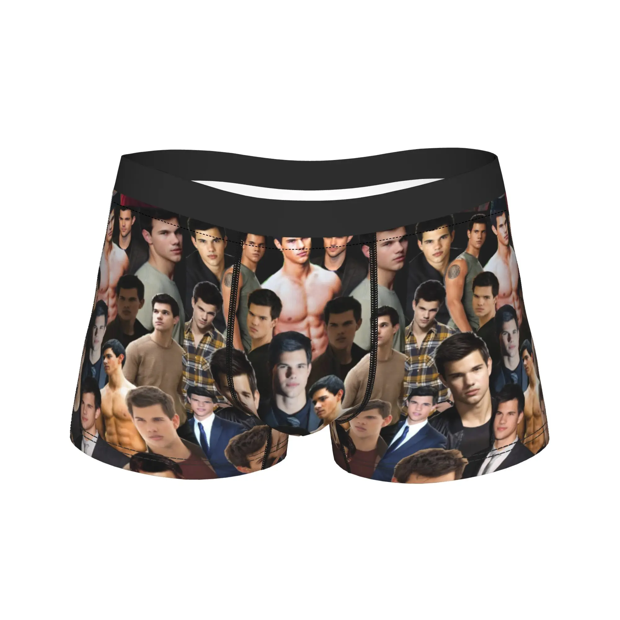 The Twilight Saga Movie Men Underwear Jacob Vampire Boxer Briefs Shorts Panties Funny Breathable Underpants for Male S-XXL