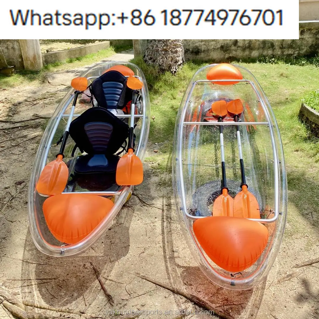 

Outdoors Transparent Crystal Ka 1-Year Warranty 2-Person 4m Length CE Certified Lightweight Durable Touring Ka