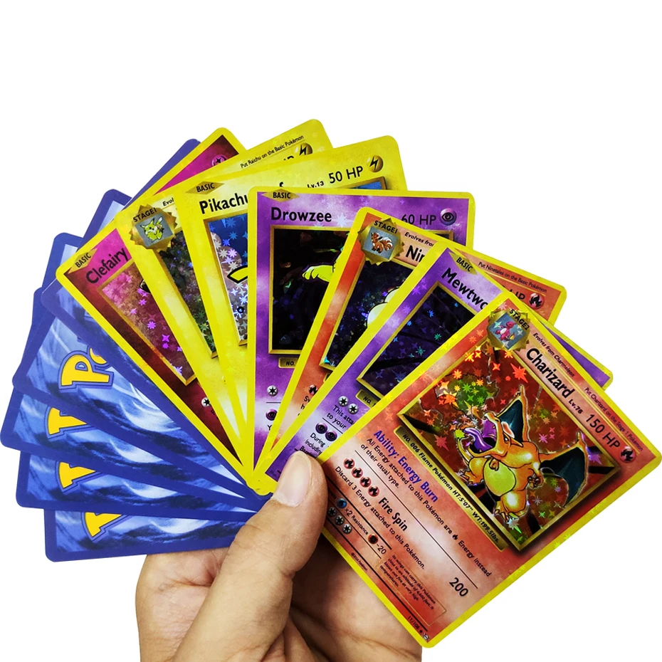 2025 New Pokemon Cards in English GX VMAX Holographic Oversize Cards GX V VSTAR Best Christmas Children's Gift