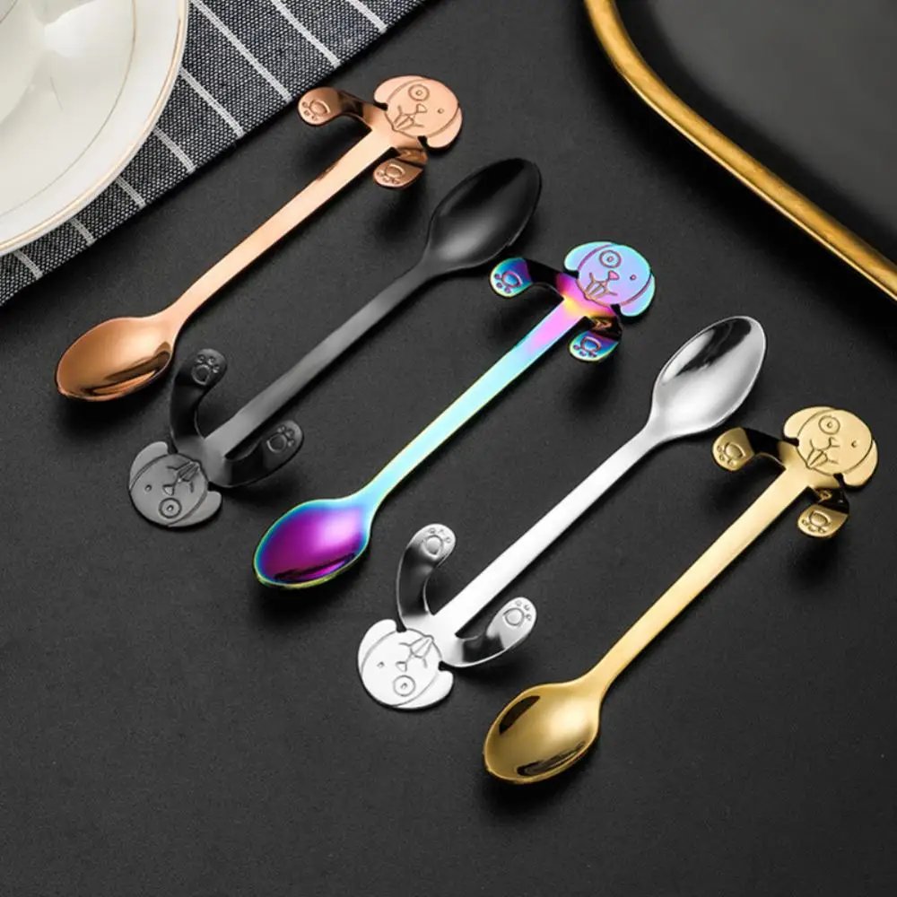 Dog Coffee Spoons Functional Durable Stylish Trendy Practical In-demand Makes A Thoughtful Gift Christmas Dessert Spoon Unique