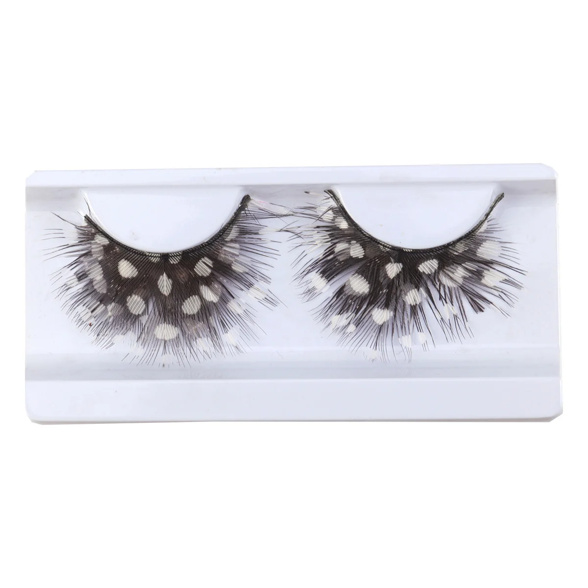 5Pairs Nepwimpers Gemakkelijk aan te brengen Verwijder lange uitlopende wimpers voor Cosplay Carnaval Nachtclub Party Eye Styling Nepwimpers