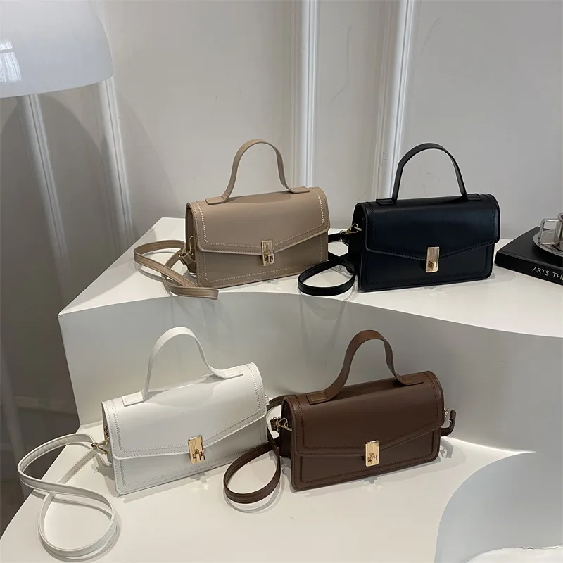 

2025 New Large Capacity Small Square Bag for Women, Genuine Leather Multi-way Shoulder Crossbody Purse, Vintage Chic Tote