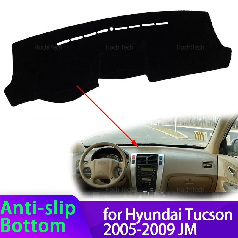 

Для Hyundai Tucson 2005 2006 2007 2008 2009 JM крышка приборной панели автомобиля, избегайте света, коврик для приборной панели, чехол, ковры