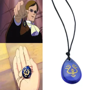 Japanese Anime Necklace Accessories Castle In The Sky Lucita Toel Ul Laputa Sheeta Pendant Necklace Girl Gifts Vintage Necklace