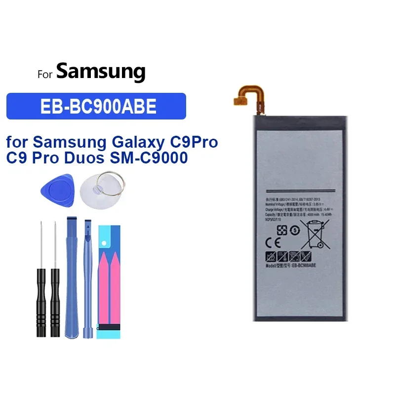 4000Mah Replacement Battery EB-BC900ABE For Samsung Galaxy C9pro C9 Pro Duos SM-C9000 SM-C9008 SM-C900F SM-C900Y