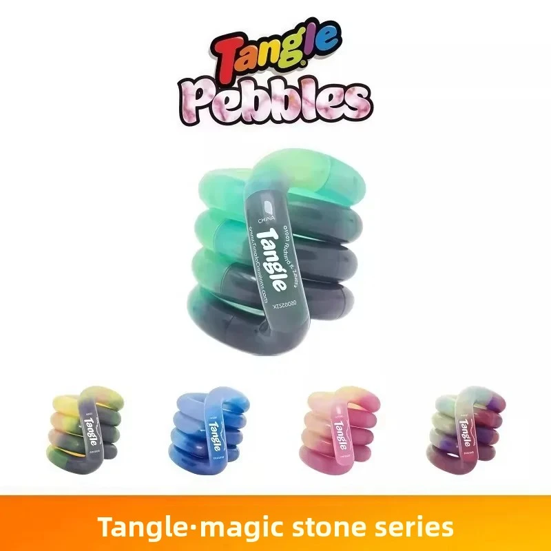 In Stock Tang le Twist Color Changing Fossil Fidget Toy Multi‑Series Stress Relief Sensory Toys ADHD Anxiety Focus Training Gift