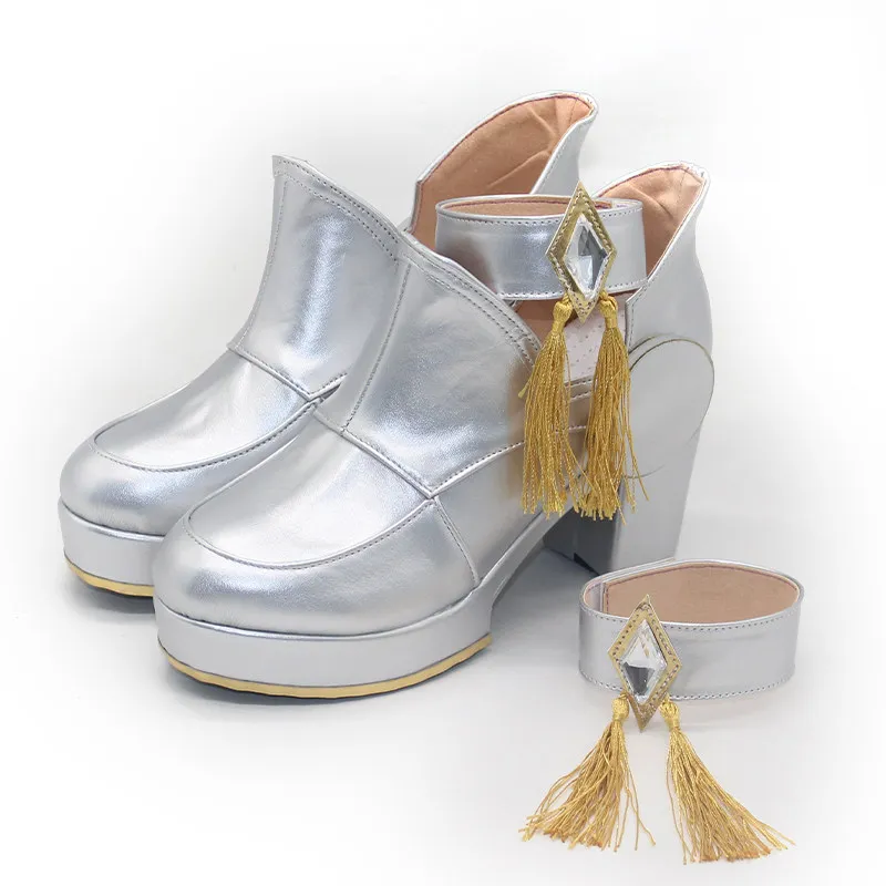 Game Pretty Derby Oguri Cap Cosplay Shoes Umamusume Oguri Kyappu Cosplay High Heeled Shoes For Hallowmas Party Adult Women Men