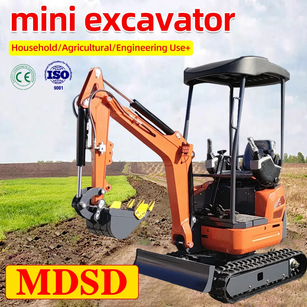 حار 2 طن حفارة صغيرة هيدروليكية الزاحف مايكرو حفار 1.8 طن حفارة مزرعة صغيرة للبيع 2 طن أسعار حفارة تخصيص