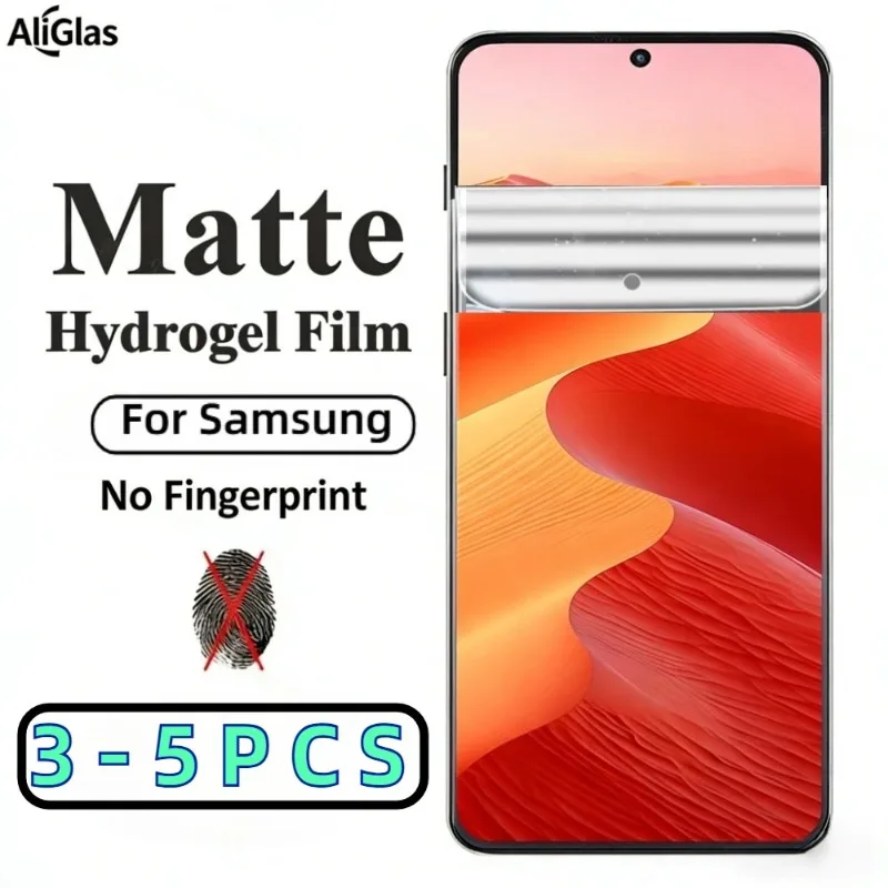 2PCS Anti-fingerprint Matte Hydrogel Film for Samsung S26 Ultra Plus Screen Protector for Samsung S25 S24 S23 Ultra S25-S20 FE