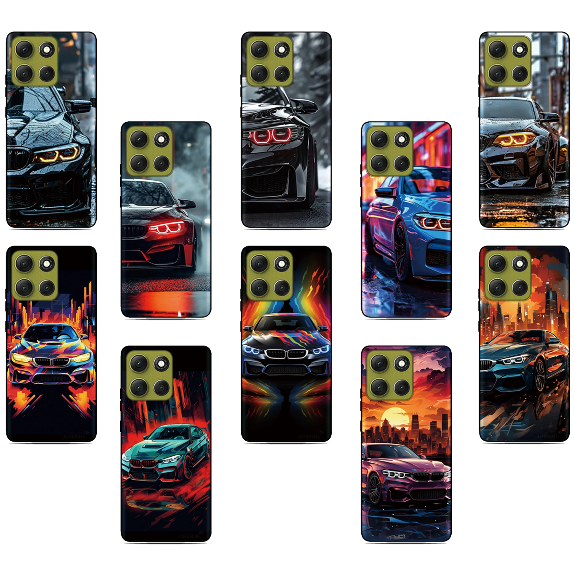 Newest Car Phone Case For Fairphone 6 Painted Silicone TPU Soft Back Cover Fairphone6 For Fairphone 5 Protective Funda