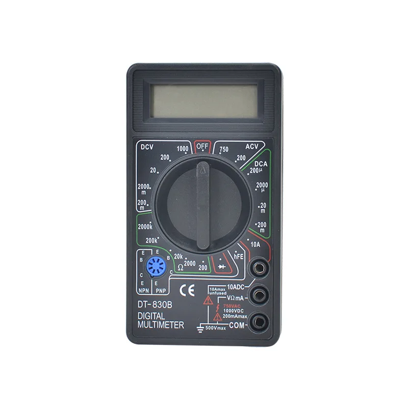 Digital Multimeter DT-830B Handheld LCD Display Meter for Voltage Current Resistance Diode Triode Test