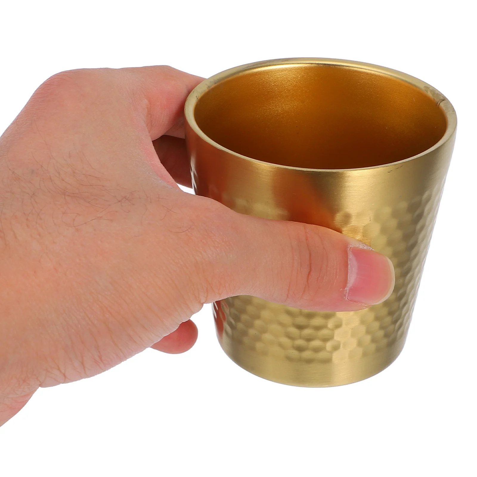 الفولاذ المقاوم للصدأ وعاء الحلاقة 175 مللي الملمس المطروق أنيق قابلة لإعادة الاستخدام كوب الحلاقة وعاء الصابون الرجال لوازم الحلاقة الرجال الحلاقة العرض