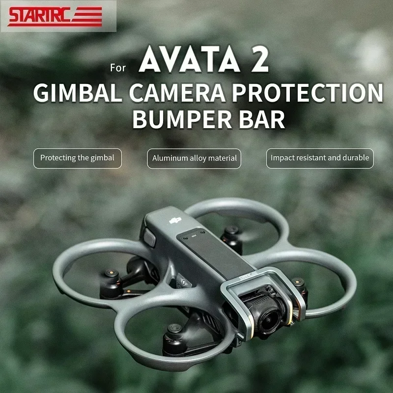 For DJI Avata 2 Accessories Gimbal Bumper Bar PTZ Camera Lens Protection Anti-collision Guard Aluminum Alloy Drone Bumpe