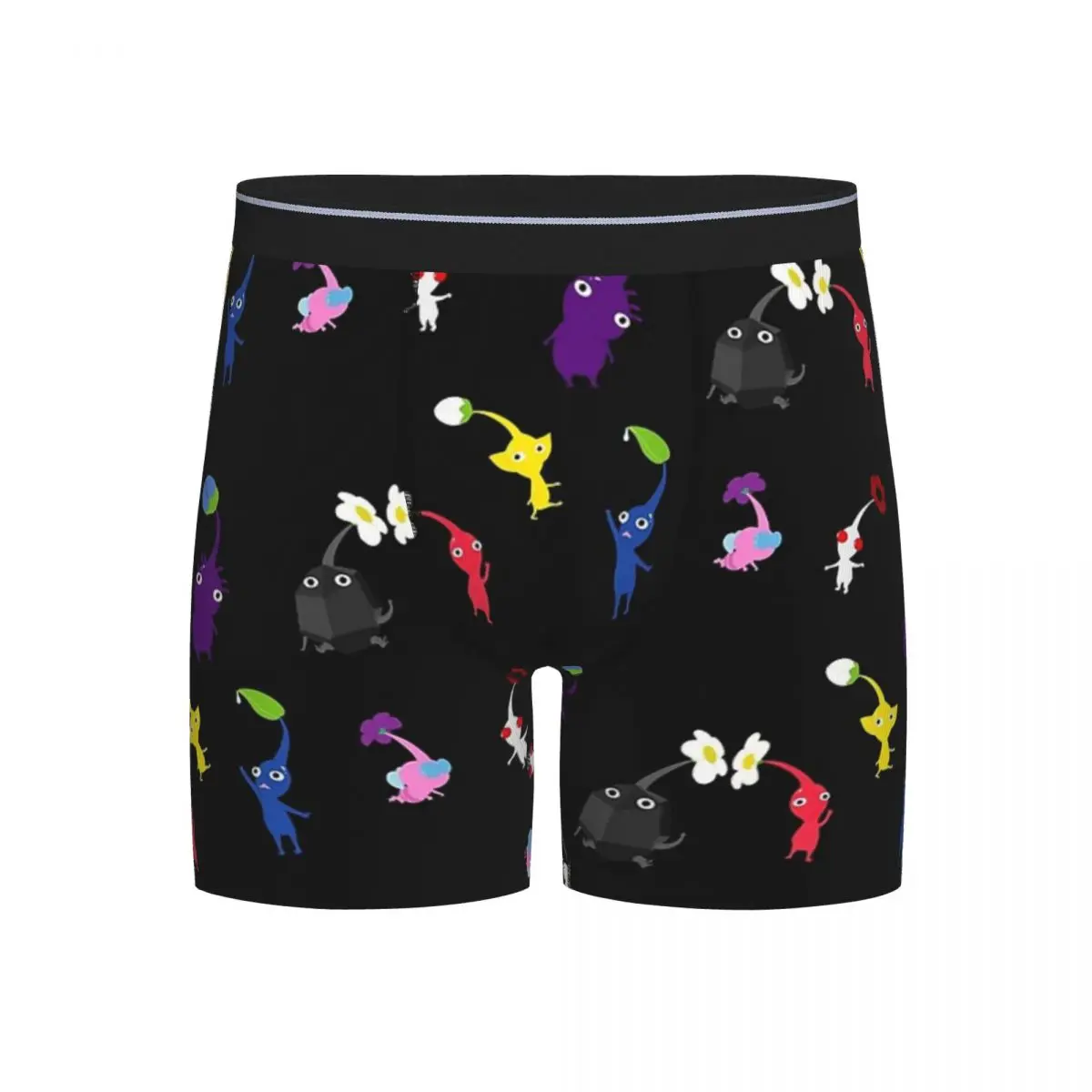 

Long Boxer Underpants Shorts Pikmin Panties Male Comfortable Underwear for Homme Man Boyfriend Gift