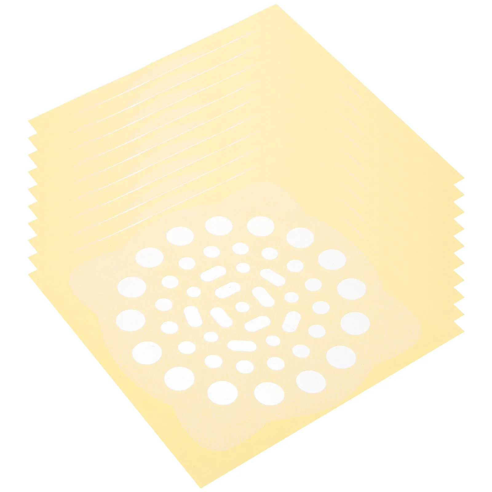 

20pcs Hair Catcher Filter Stickers Drain Strainer Screen for Bathroom Sink Floor Drain Mesh Adhesive Disposable Debris Proof