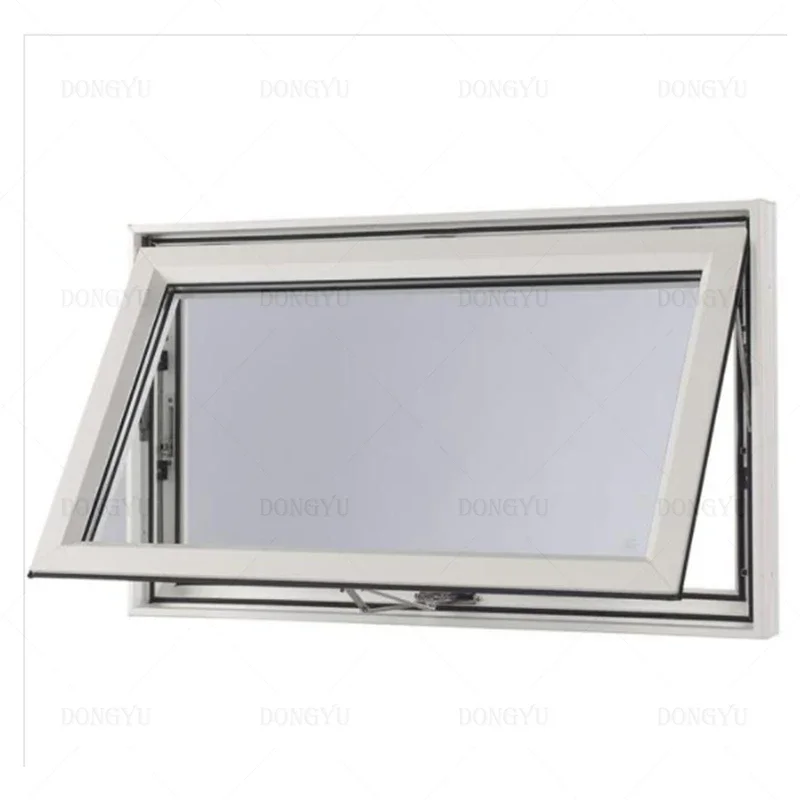 Wholesale Good Quality Thermal Break Aluminum Double Glazing Awning Window With Reflected Glass Aluminum Turn Away Windows