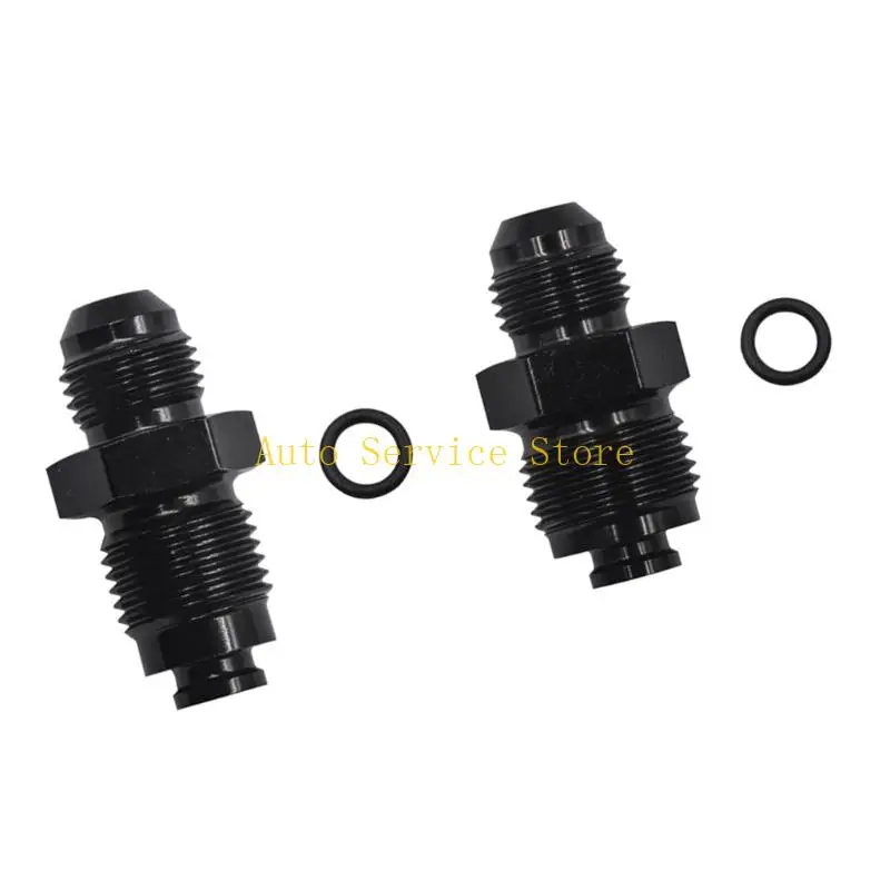 462A Pack Of 2 M18x1.5 Hydraulic Power Steering Fittings Aluminum Alloy Adapters