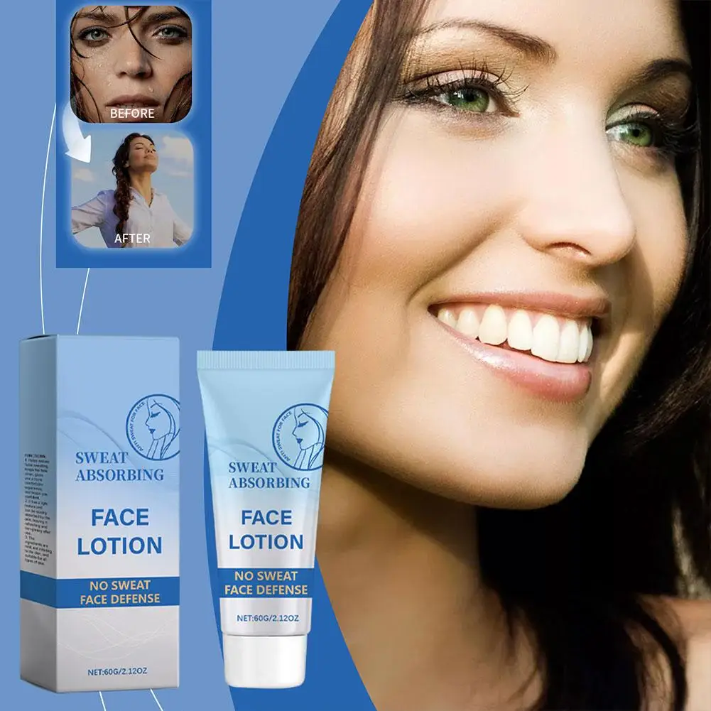 Lotion d'absorption anti-transpirante pour le visage, déodorant naturel puissant pour l'hyperhidrose, anti-transpirant pour le visage