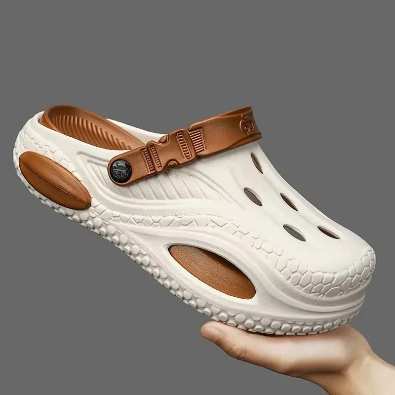 

Flat Sandals Men Shoes New Slippers Men Garden Platform Sandals Man Summer Sandals Male Sneakers Outdoor Flip Flops Home Clogs
