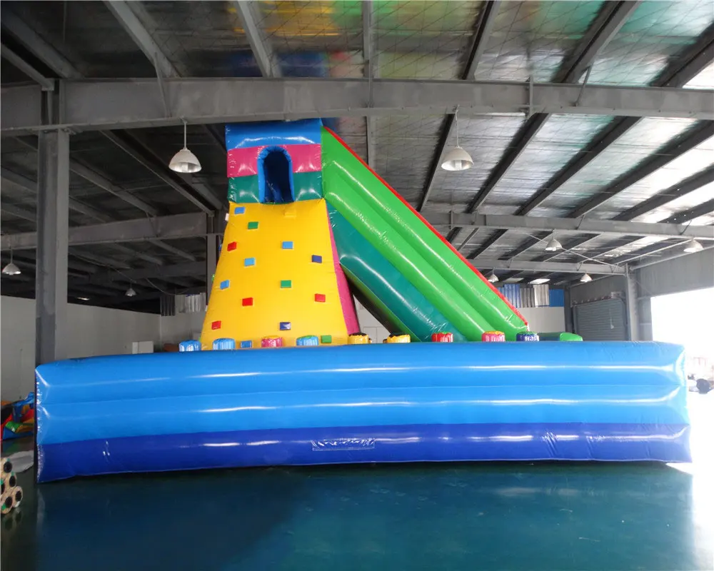 Children's inflatable climbing wall outdoor play equipment safe and durable suitable for parties and events