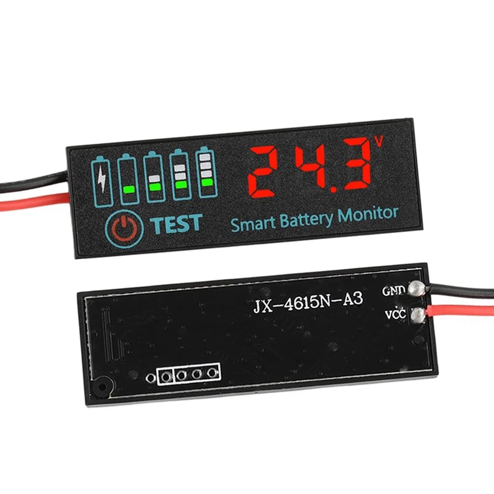 12 فولت 24 فولت 36 فولت 48 فولت حمض/بطارية ليثيوم عرض مجلس DC7-55V 18650 بطارية ليثيوم أيون مؤشر الطاقة تستر اختبار السعة