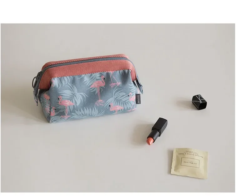 Neue Mode Kosmetik Tasche Frauen Wasserdichte Flamingo Make-Up Taschen Reise Veranstalter Kultur Kits Tragbare Make-Up Taschen Kosmetikerin – Detail 15