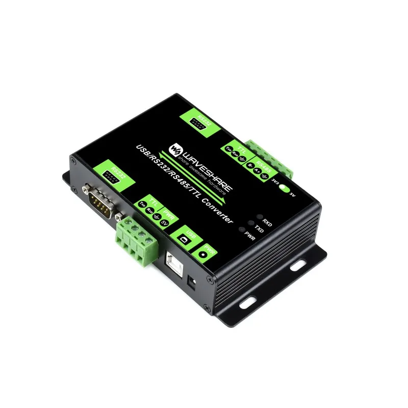 産業用絶縁型マルチバスシリアルポートコンバータ-usb-rs232-rs485-ttl-通信
