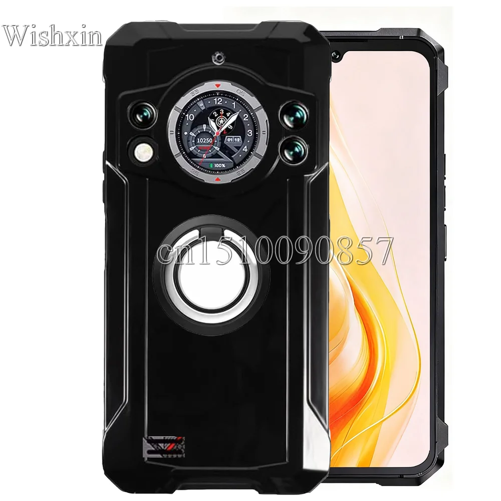 Case for Cubot Kingkong 11 Ring Holder Shockproof Soft TPU Kickstand Cover for Cubot Kingkong11 Couqe Funda