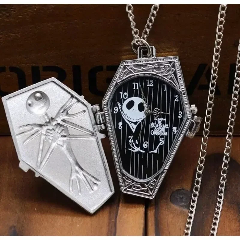 Relógio masculino Mummy flip pocket watch Christmas funny zombie retro necklace watch