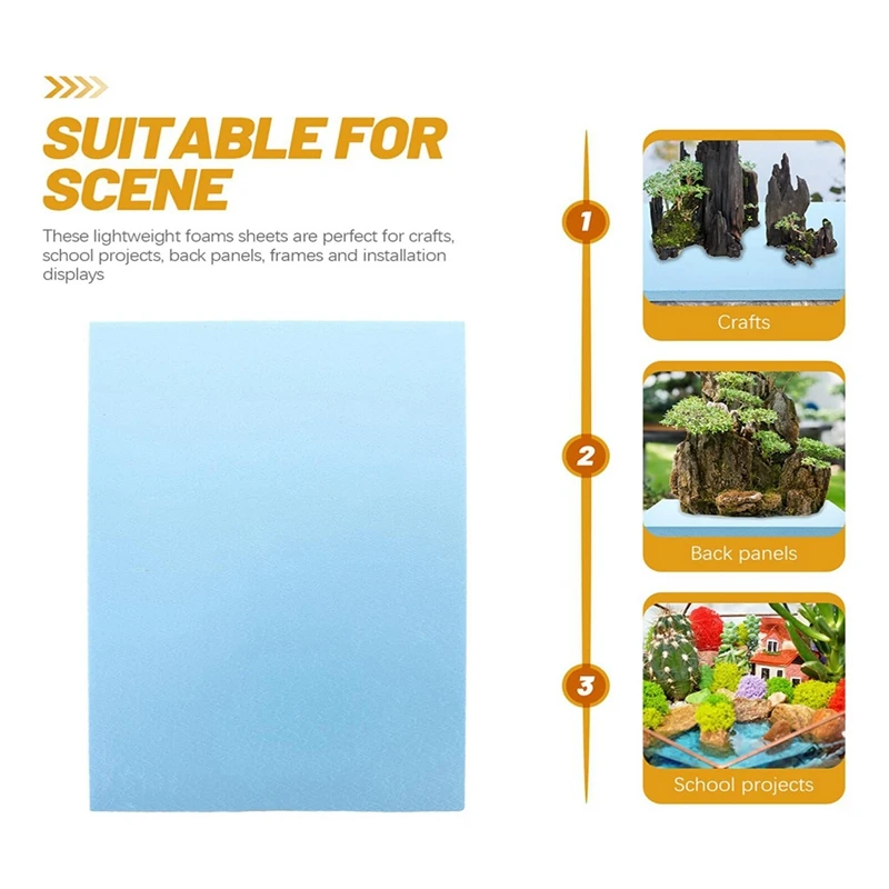 クラフトフォームブロック、ポリスチレンシート、クラフト、モデリング、DIYクラフト、アートプロジェクト用のカービングボード、耐久性、使いやすい