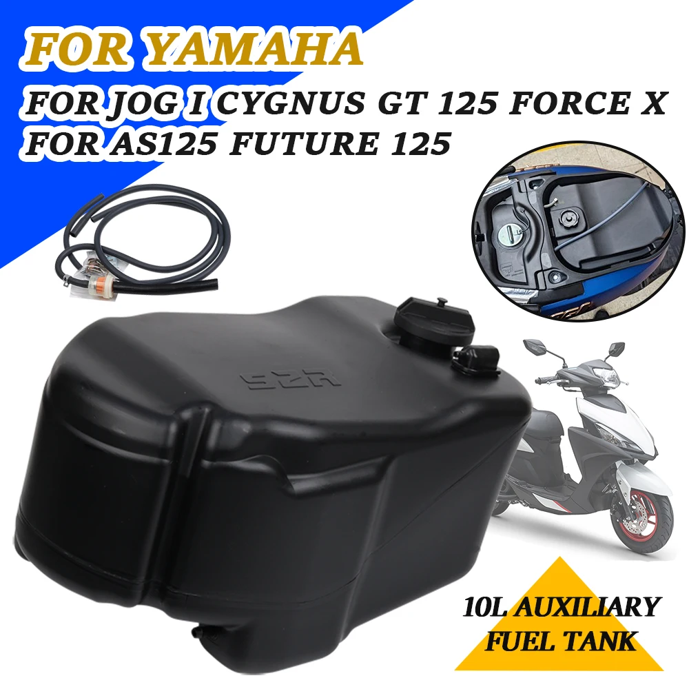 

Motorcycle Accessories 10L Auxiliary Fuel Tank Seat Bucket Tank Gas Petrol For YAMAHA FORCE X 125 AS AS125 JOG i CYGNUS GT 125