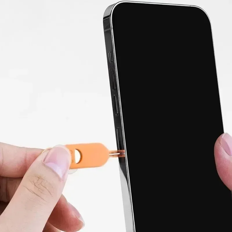 2in1 Anti-Verloren Kaart Pin Voor Iphone 16 15 Samsung Universele Dolfijn Vorm Sim Kaart Remover Lade Om De Sim-Kaart Uitwerpen Tool Te Openen