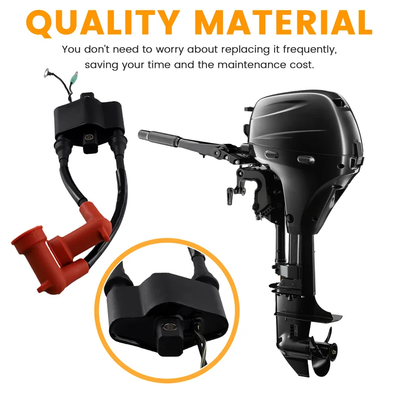 

Precision 339-879147T71 Outboard Engine Ignition Coil For Mercury Quicksilver 10HP 15HP 20HP Nissan Tohatsu 3BJ-06040-0 3BJ06040