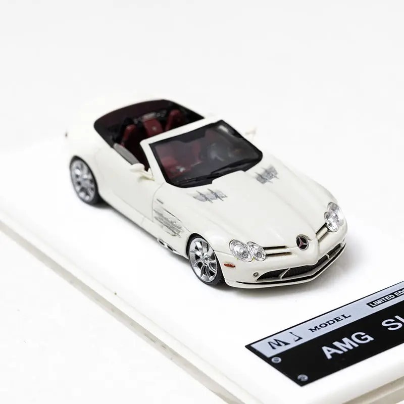 MJ – modèle de voiture en résine Convertible à deux portes, échelle 1:64, Benz SLR, jouet de collection, cadeau, affichage Souvenir, ornement