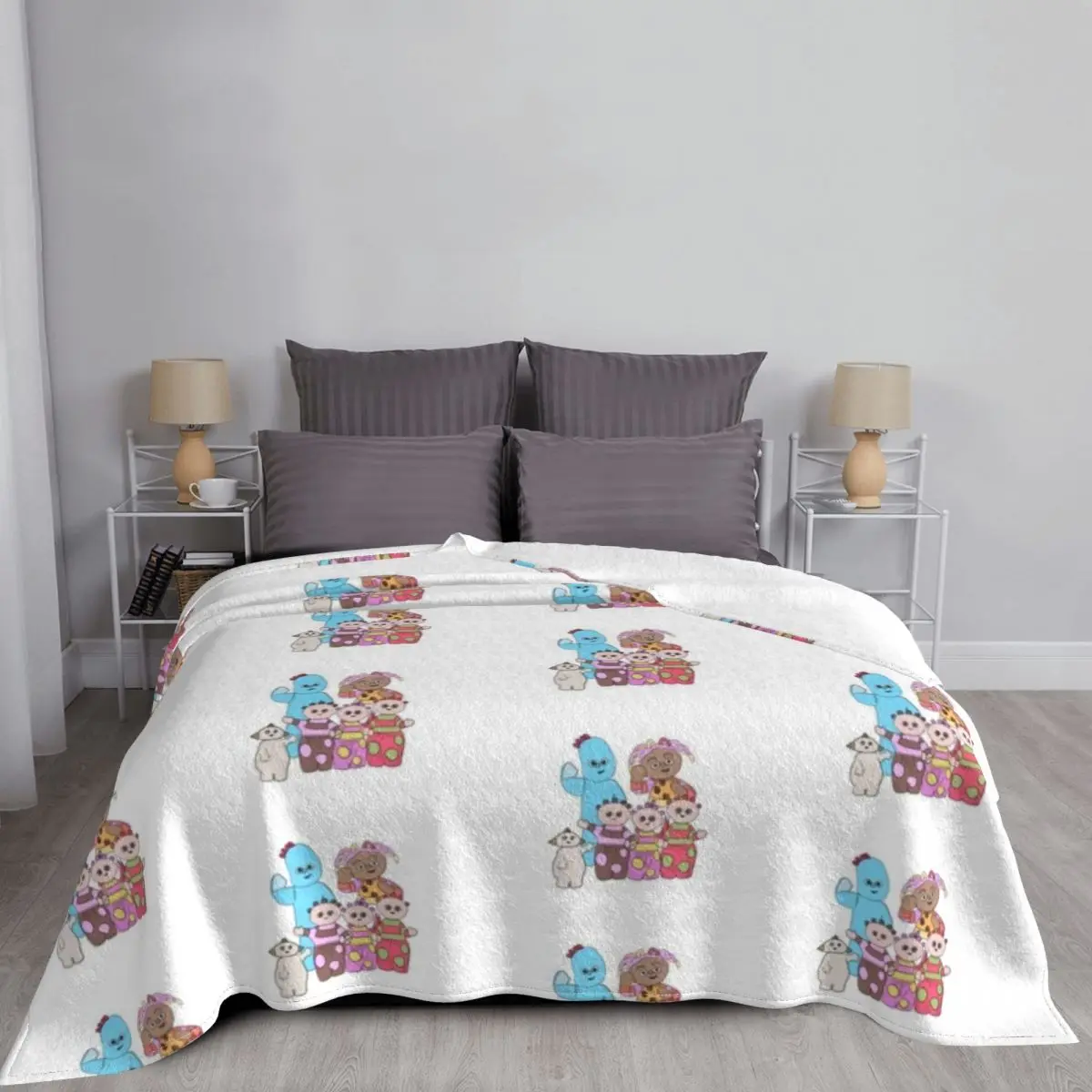 Iggle piggle , upsy daisy, Makka Pakka Throw Blanket Blankets For Bed Summer Beddings Nap Soft Beds Blankets