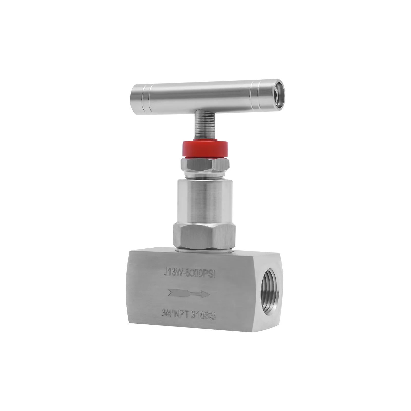 3/4'' Needle Valve Flow Valve Control Valve 316 Stainless Steel 30-40Mpa High Precision