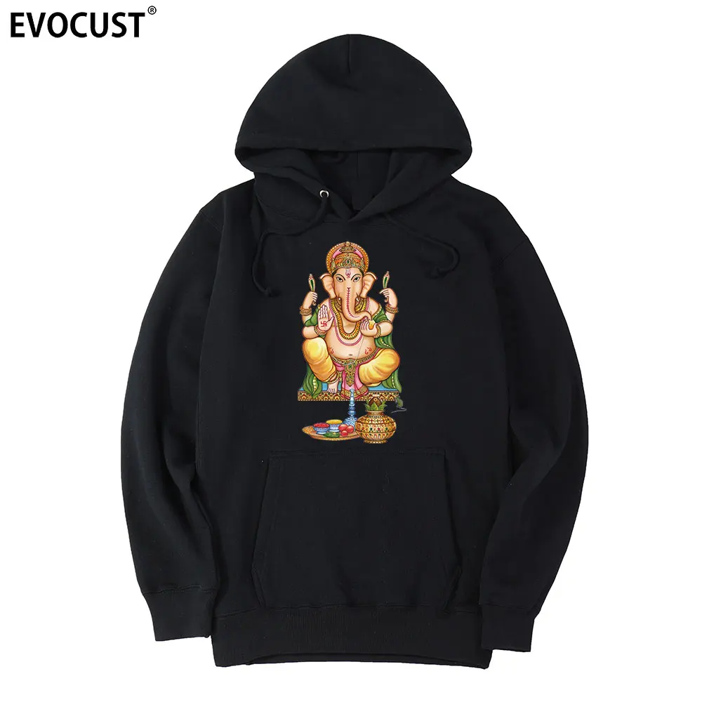 

LORD GANESH GOD Hindu elephant Ganesha men Hoodies Sweatshirts women unisex Combed Cotton