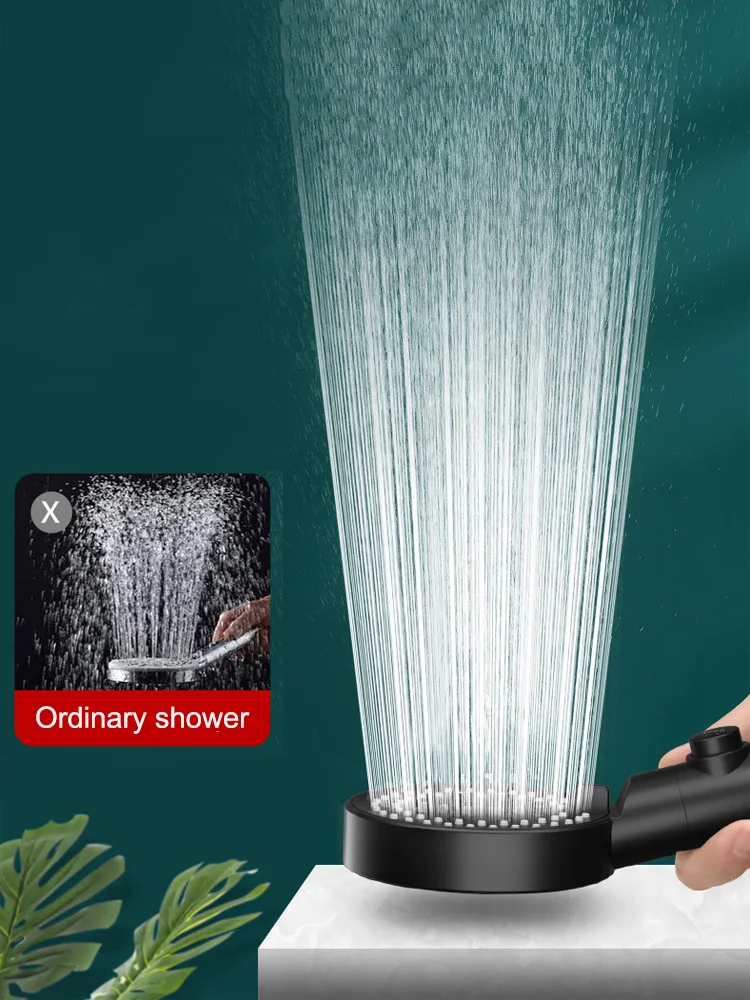 High Pressure Handheld Shower Head with On Off Switch Detachable Shower Head  for Deep Cleaning Showering