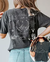 Velaris A Court of Thorns and Roses Court SJM fan shirt, camisa informal Retro suelta de algodón, Fantasy Y2K, Top Unisex, Streetweat Daily