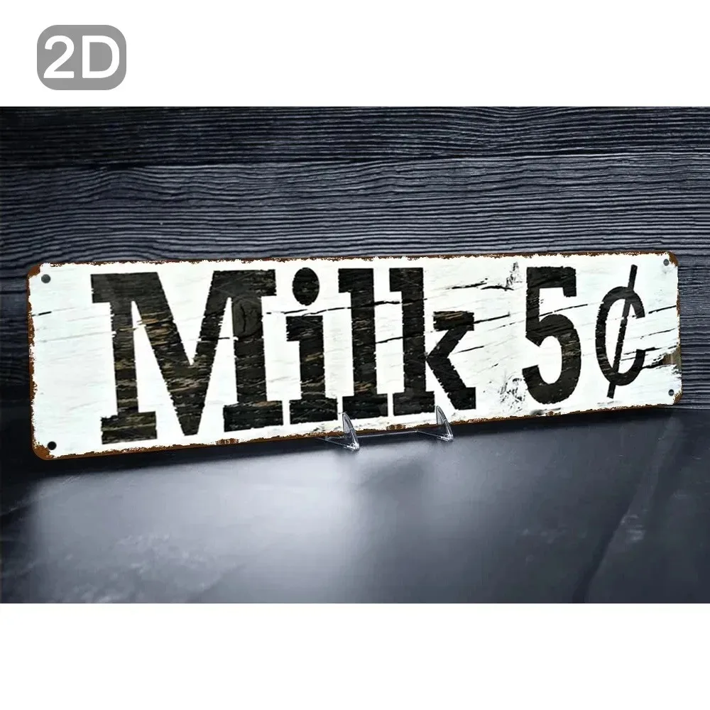 CIFbuy Personalized Customizable 2D Flat Metal Wall Plaque, Retro 