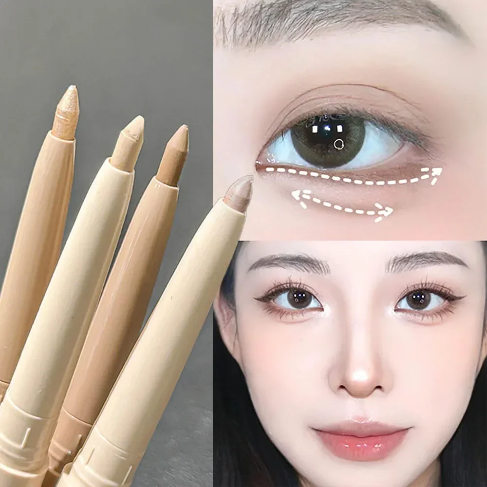 Matte Brightening Lying silkworm Shadow Pen Dual-use Eyeliner Gel Pen Beige Skin Tone Concealer Pen Smooth Contour Eye Shadow