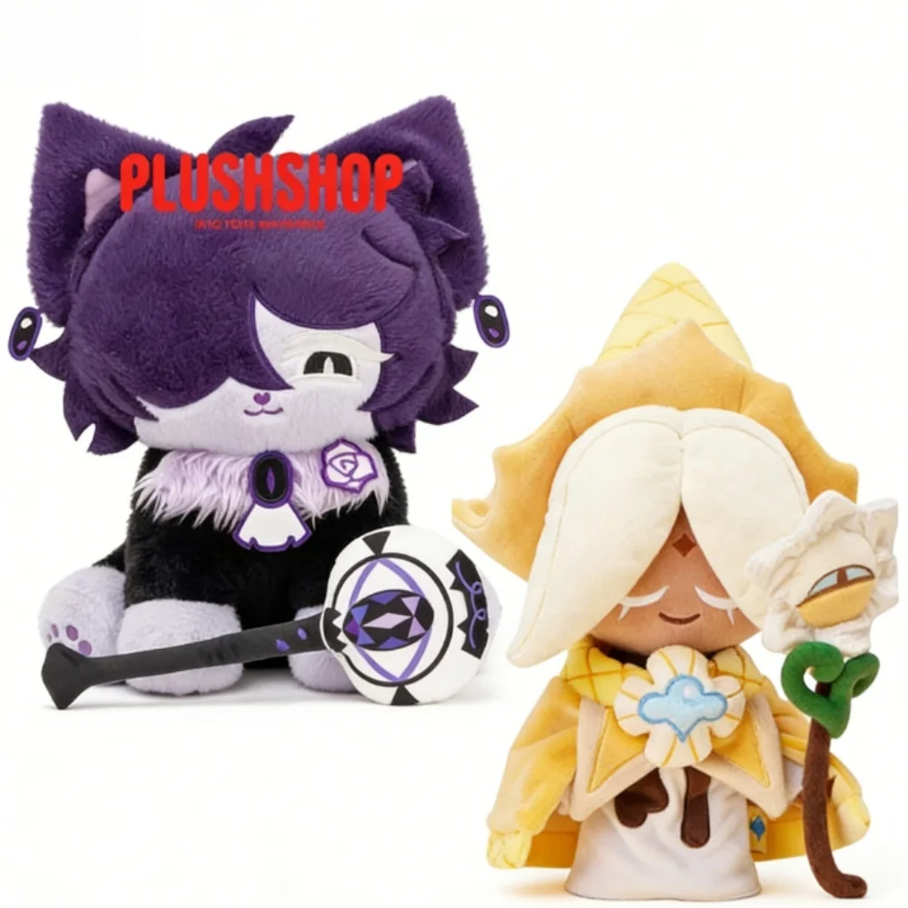 

Мягкая игрушка Cookie Run Kingdom: Ванильный печенье-бисквит, Вечное сахарное печенье, Мягкая плюшевая кукла, Игровой аксессуар, Коллекционный подарок