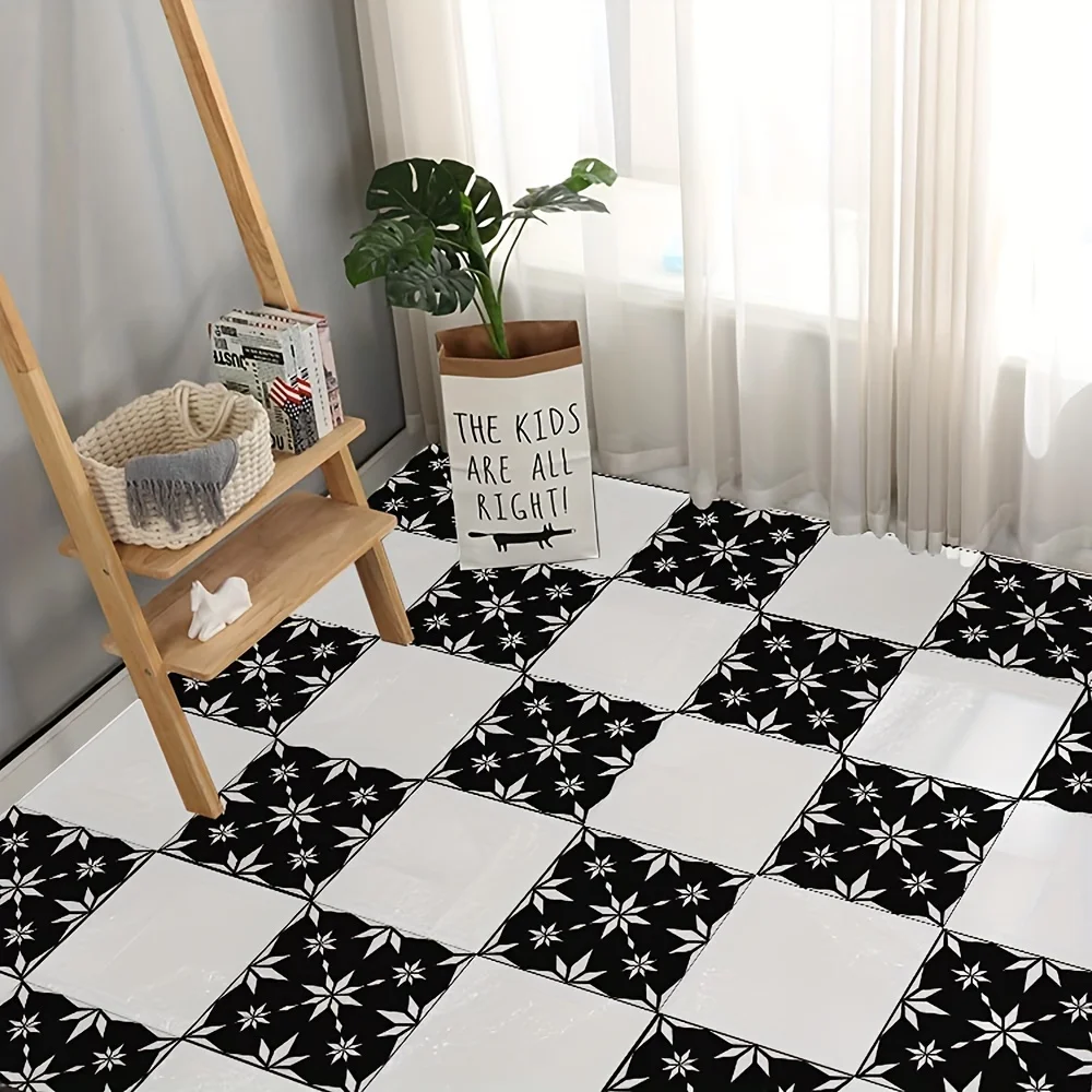 4 قطع استنسل بلاط مقاس 12 × 12 بوصة لطلاء أثاث الحائط على الأرض - مجموعة قوالب قابلة لإعادة الاستخدام بنمط ماندالا المكسيكي